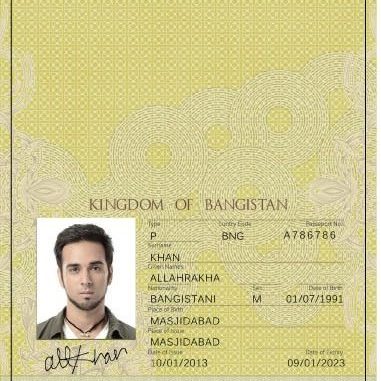 Meet the first two citizens of Bangistan